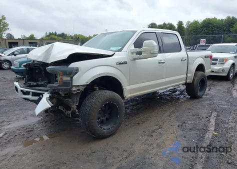 2018 Ford F-150 Lariat из США, поврежденный, VIN 1FTEW1EP8JFE26923